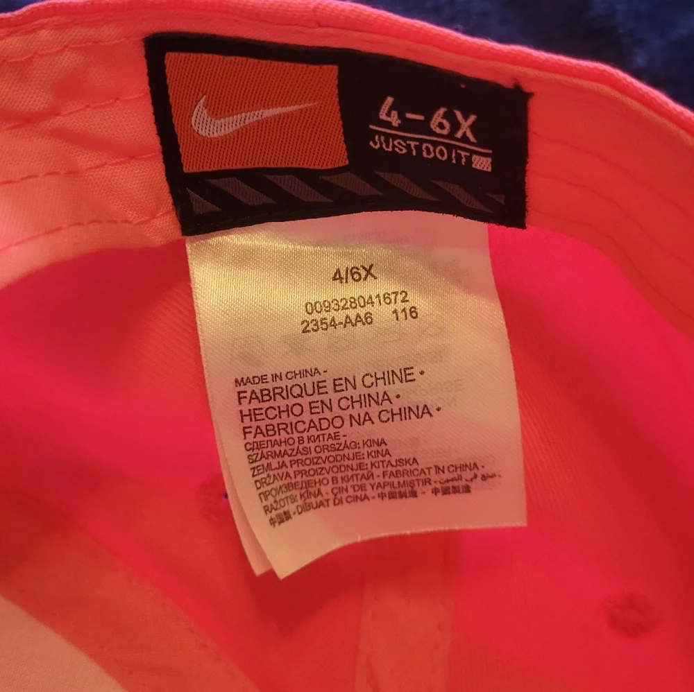 Nike Pink Children's‎ size 4-6x Hat Cap